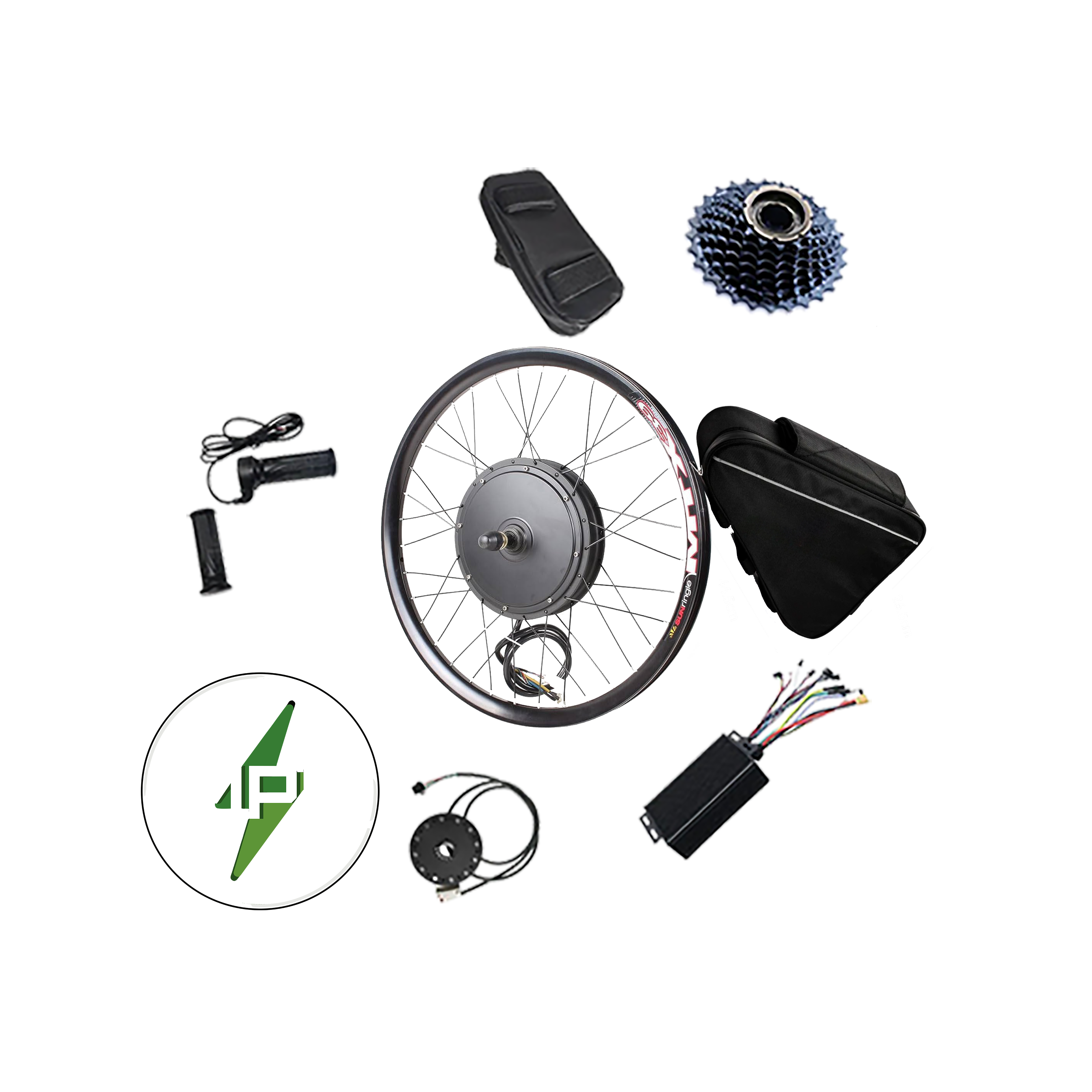 3000W 72V 30AH MTX Full Rear Hub Motor Kit