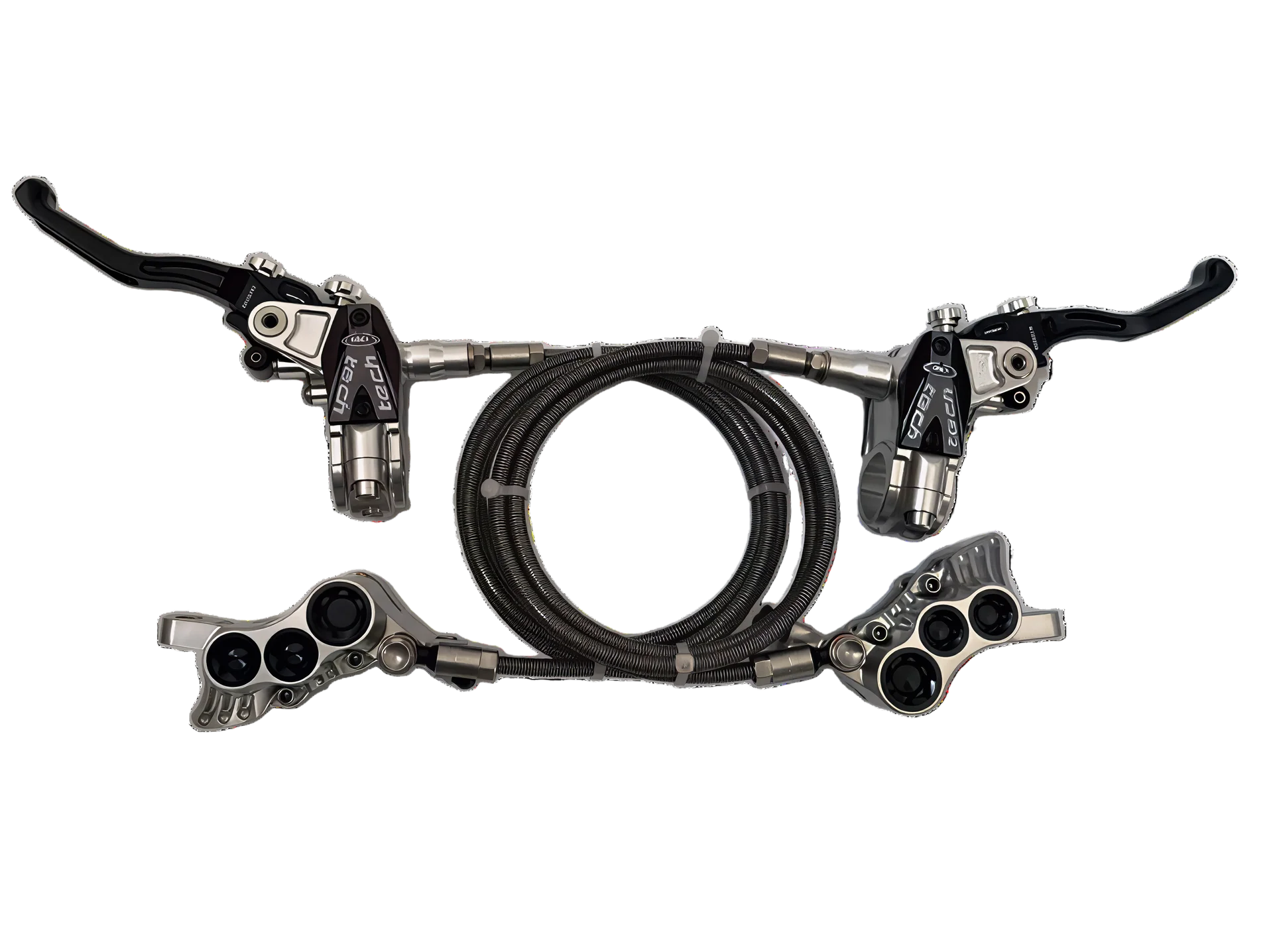 DNIS 6 Piston Hydraulic Brake System – High Performance E-Bike / Sur-Ron