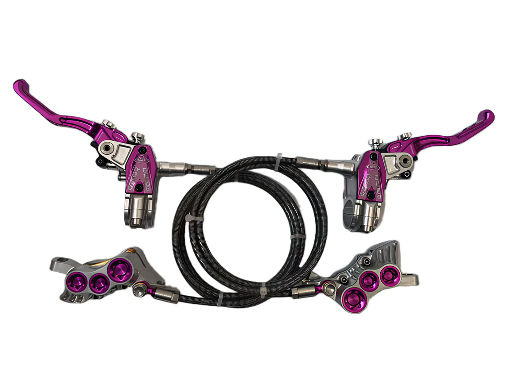 DNIS 6 Piston Hydraulic Brake System – High Performance E-Bike / Sur-Ron