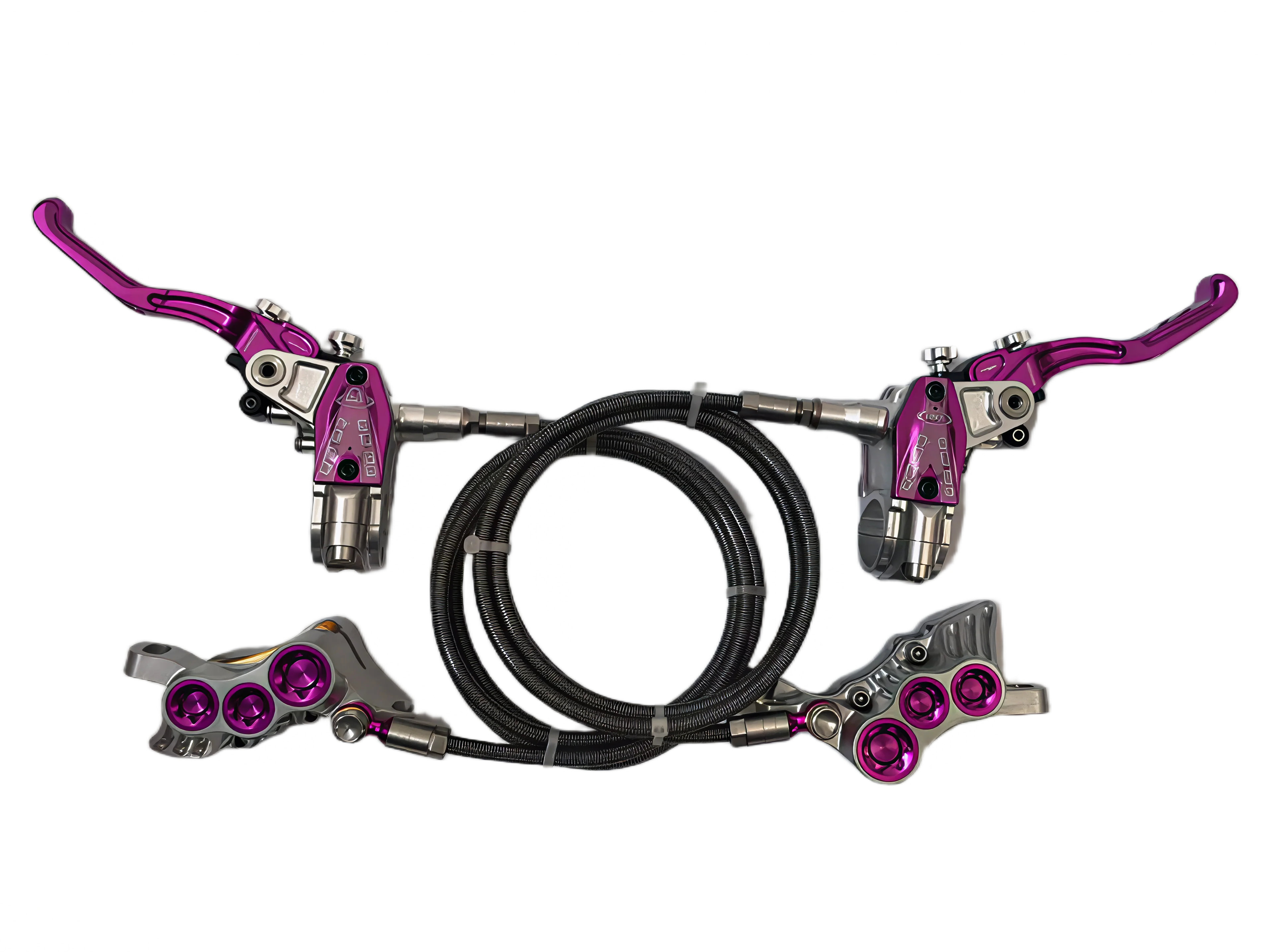 DNIS 6 Piston Hydraulic Brake System – High Performance E-Bike / Sur-Ron